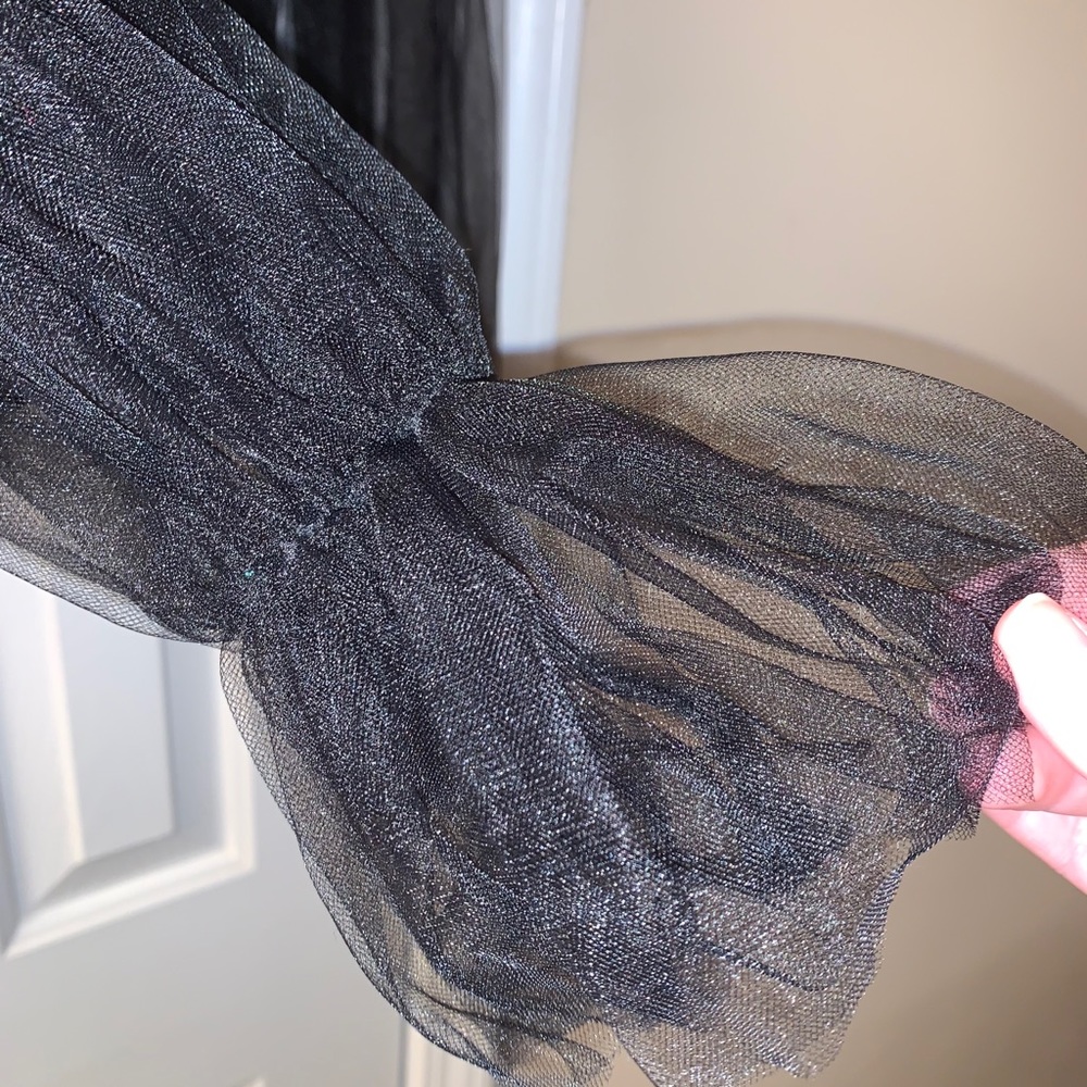 Shein Tulle Sleeve Blouse XL New without tags - Picture 7 of 13